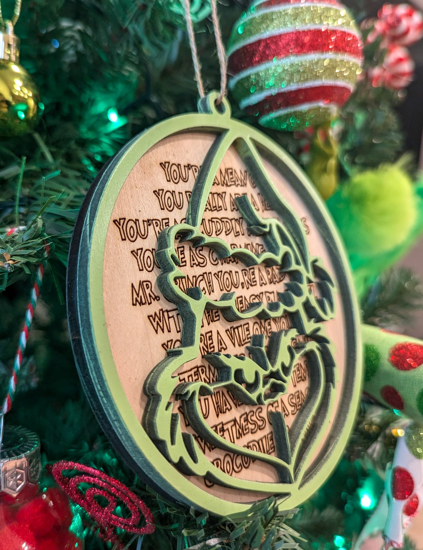 You're A Mean One Mr. Grinch Ornament