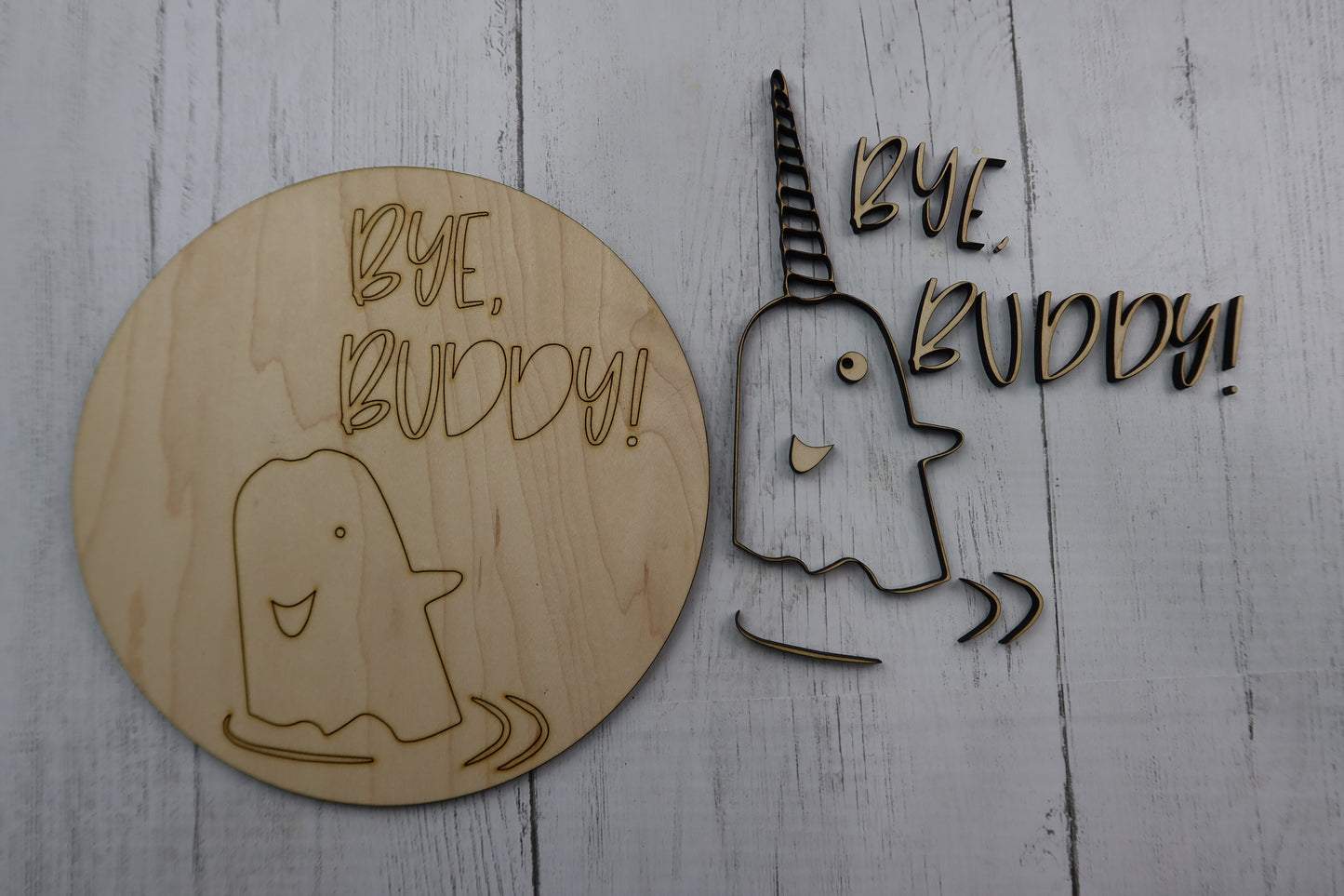 Bye Buddy Sign Or Craft Kit