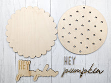 Load image into Gallery viewer, Hey Pumpkin Wooden Sign Or Unfinished Craft Kit