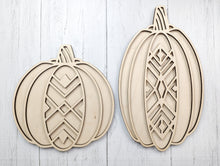 Load image into Gallery viewer, Boho Pumpkins Or Unfinished Craft Kit