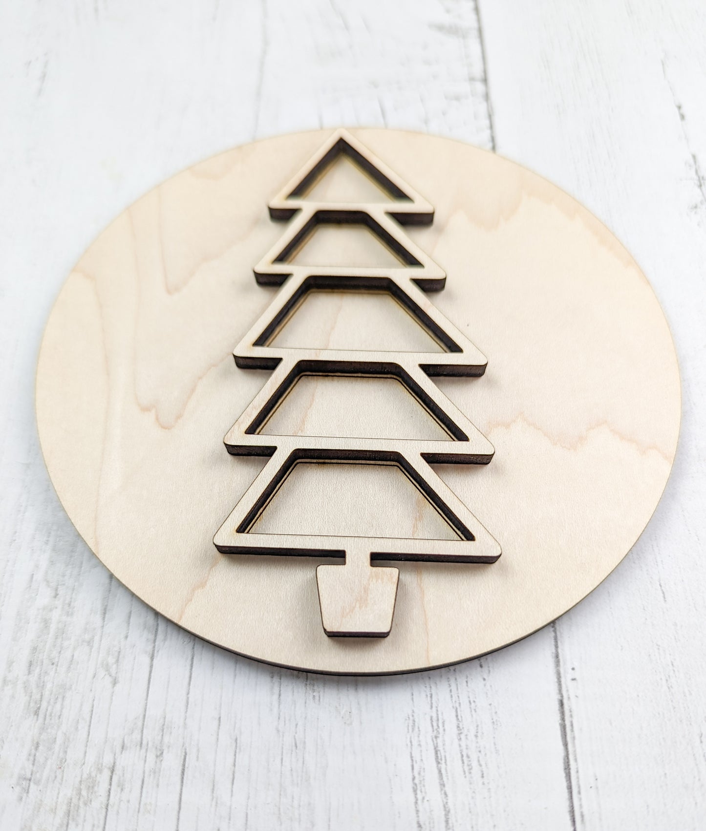 6 inch Christmas Tree Signs Or Craft Kits