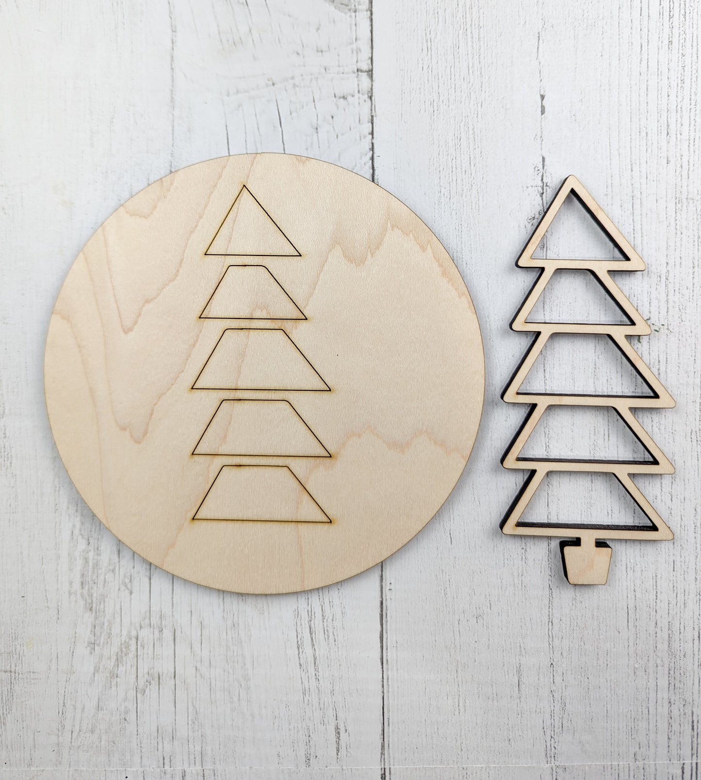 6 inch Christmas Tree Signs Or Craft Kits