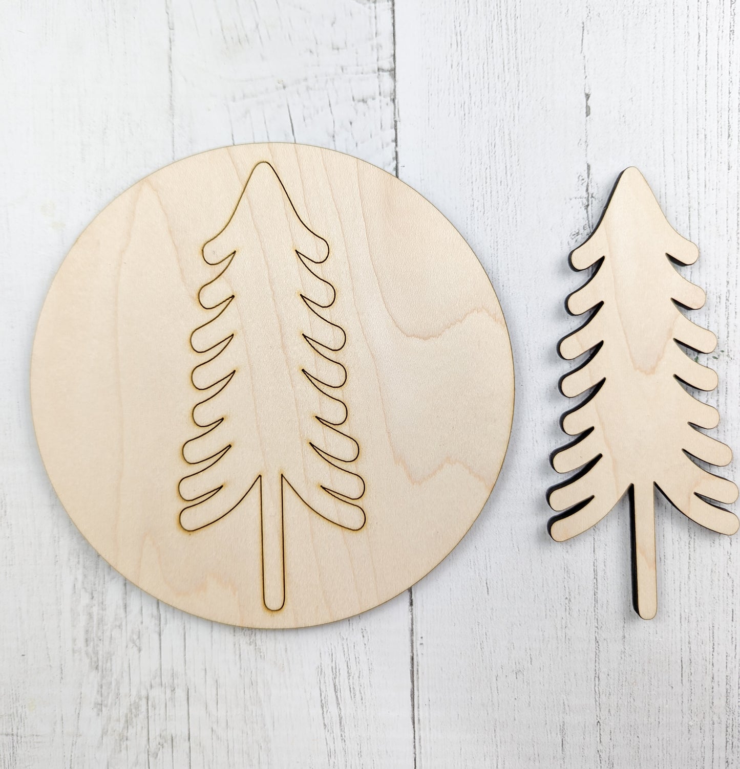 6 inch Christmas Tree Signs Or Craft Kits