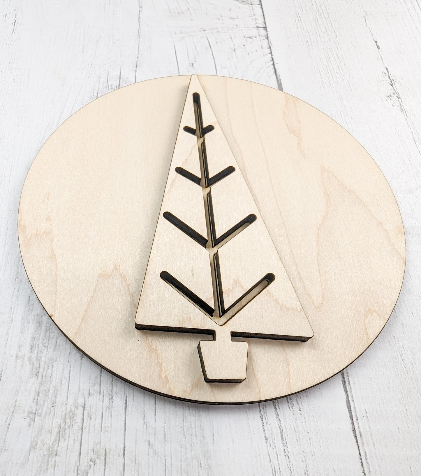 6 inch Christmas Tree Signs Or Craft Kits