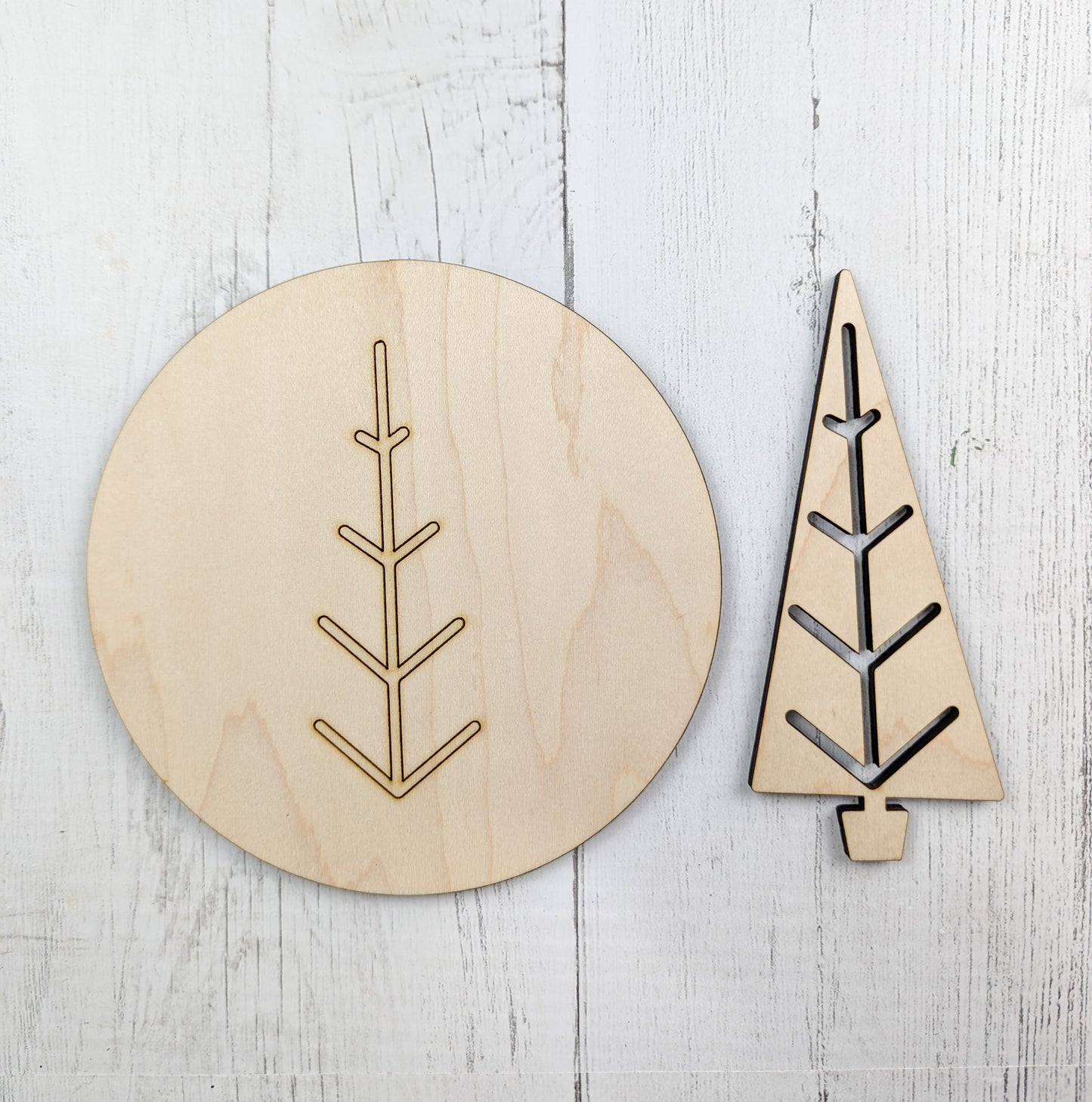 6 inch Christmas Tree Signs Or Craft Kits