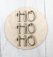 Load image into Gallery viewer, 6in Christmas Signs with Scrapbook Paper Or Craft Kit