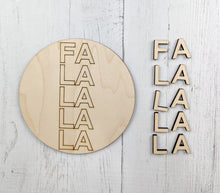 Load image into Gallery viewer, 6in Christmas Signs with Scrapbook Paper Or Craft Kit