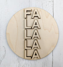 Load image into Gallery viewer, 6in Christmas Signs with Scrapbook Paper Or Craft Kit