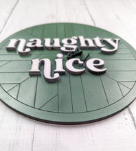 Load image into Gallery viewer, Boho Naughty Or Nice Sign Or Craft Kit