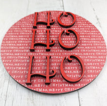 Load image into Gallery viewer, 6in Christmas Signs with Scrapbook Paper Or Craft Kit