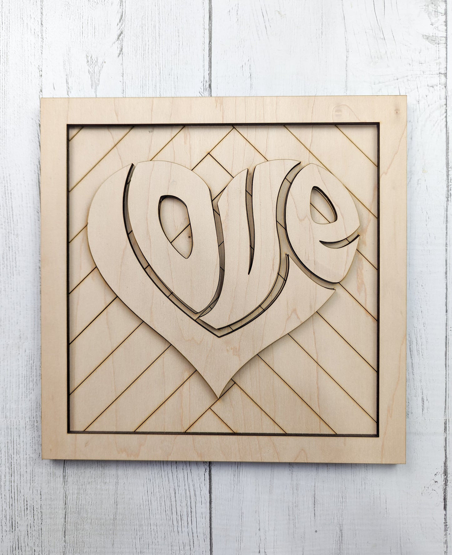 Boho Valentine's Love Sign Or Craft Kit