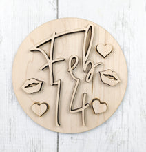 Load image into Gallery viewer, Valentine's Feb 14th Sign Or Craft Kit