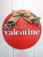 Load image into Gallery viewer, Boho Chic Hello Valentine Sign Or Craft Kit