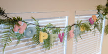 Load image into Gallery viewer, Hoppy Easter Bubble Letter Blanket Stitch Garland