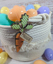 Load image into Gallery viewer, Easter Basket Carrot Name Tags