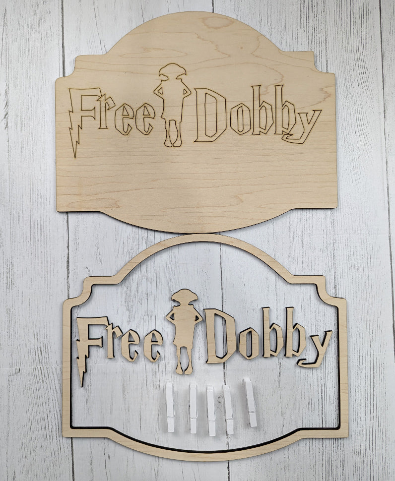 Free Dobby Sign Or Unfinished Kit