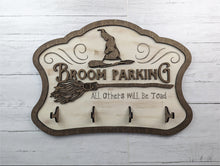 Load image into Gallery viewer, Broom Parking Sign Or Unfinished Sign