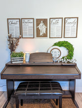 Load image into Gallery viewer, The Living Christ, The Family: A Proclamation to the World, The Articles of Faith, and The Restoration | LDS Proclamations Modern Wall Decor Signs