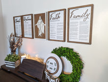 Load image into Gallery viewer, The Living Christ, The Family: A Proclamation to the World, The Articles of Faith, and The Restoration | LDS Proclamations Modern Wall Decor Signs