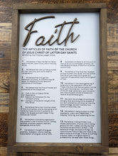 Load image into Gallery viewer, The Living Christ, The Family: A Proclamation to the World, The Articles of Faith, and The Restoration | LDS Proclamations Modern Wall Decor Signs
