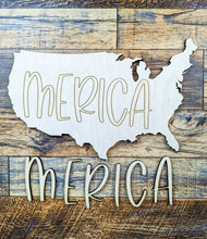 Load image into Gallery viewer, America - 'Merica Sign