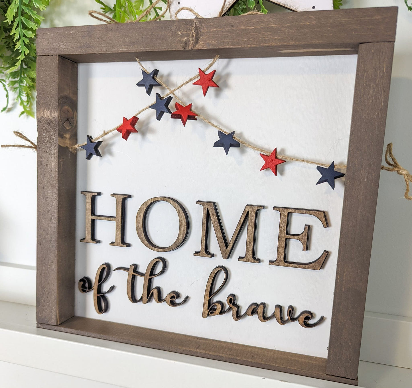 Home of the brave sign kit