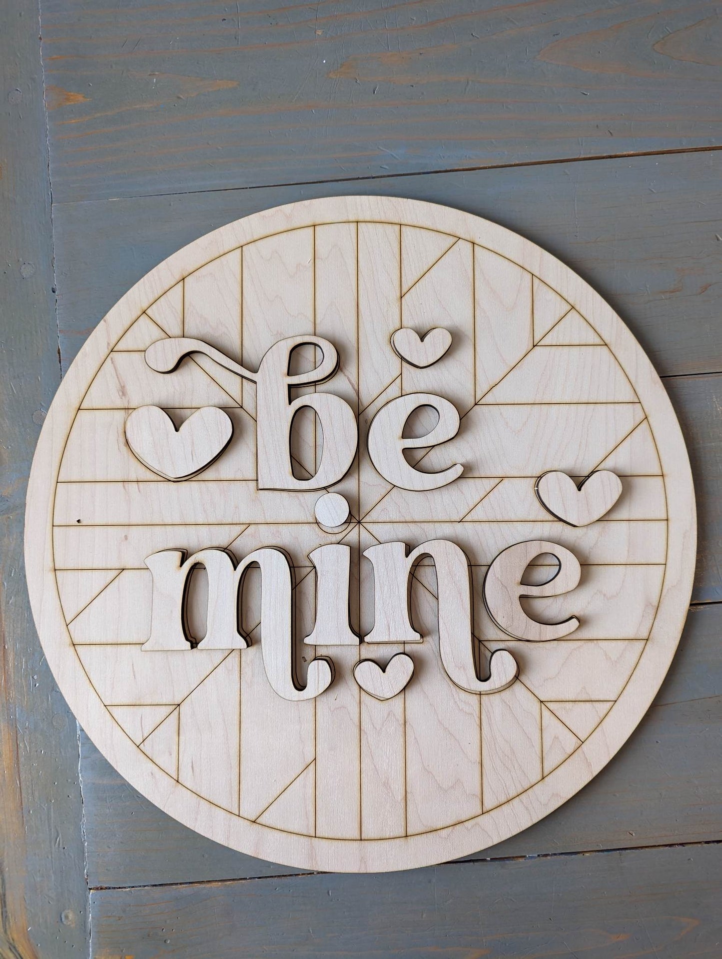 Be Mine Boho Chic Sign Kit