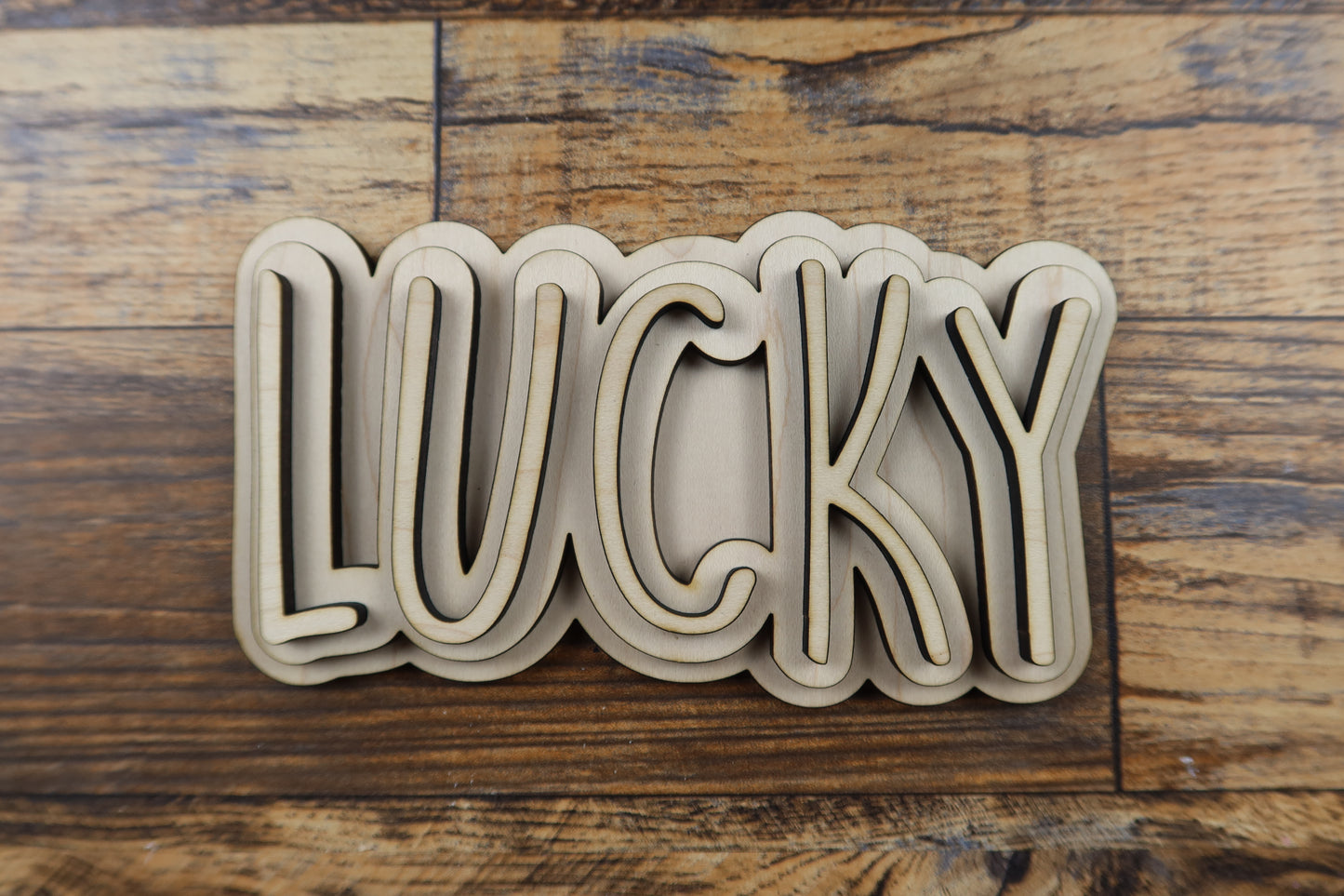 Lucky 3-layered Sign Kit