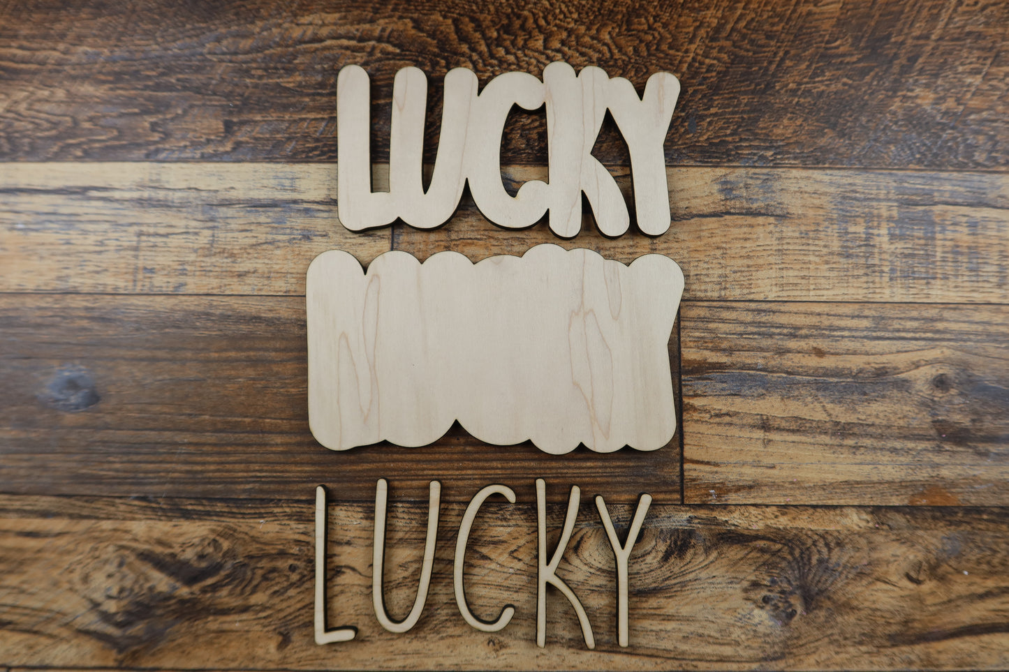 Lucky 3-layered Sign Kit