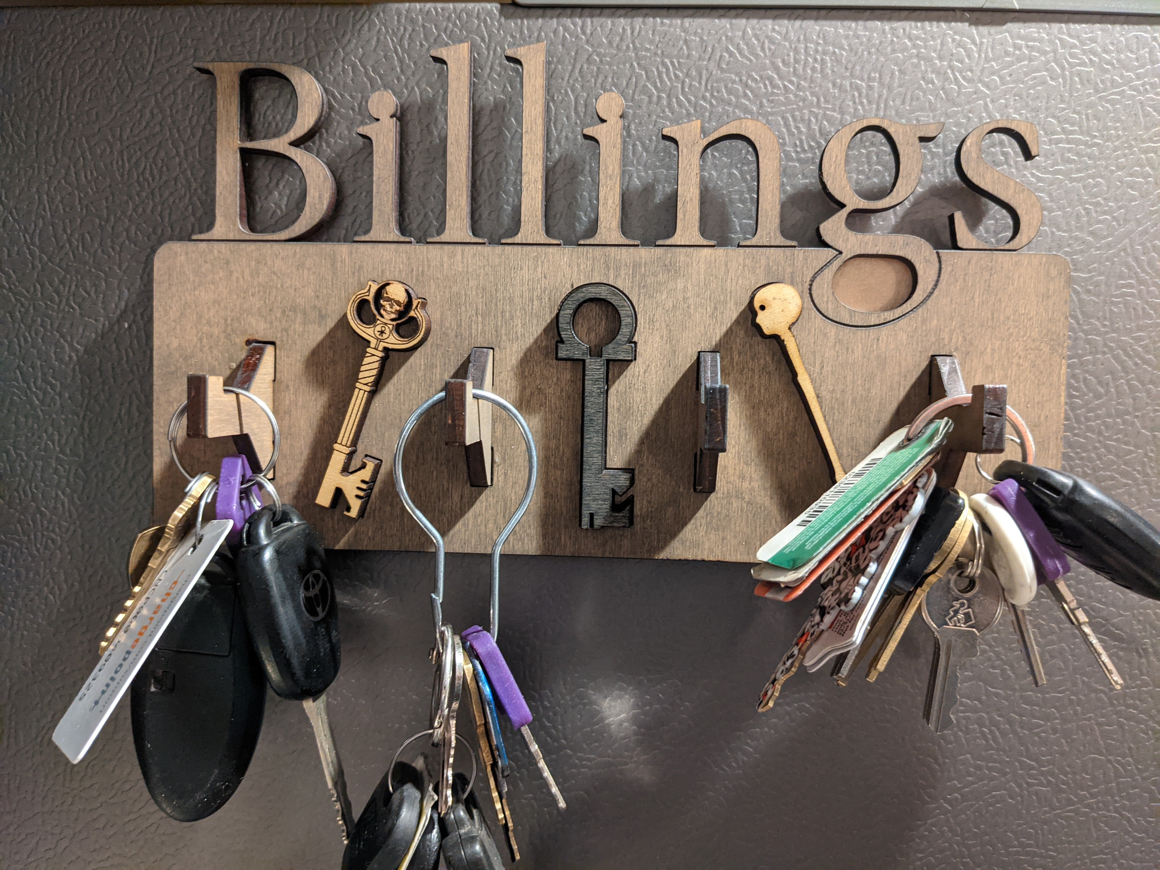 Locke and Key Holder Geo And Dan