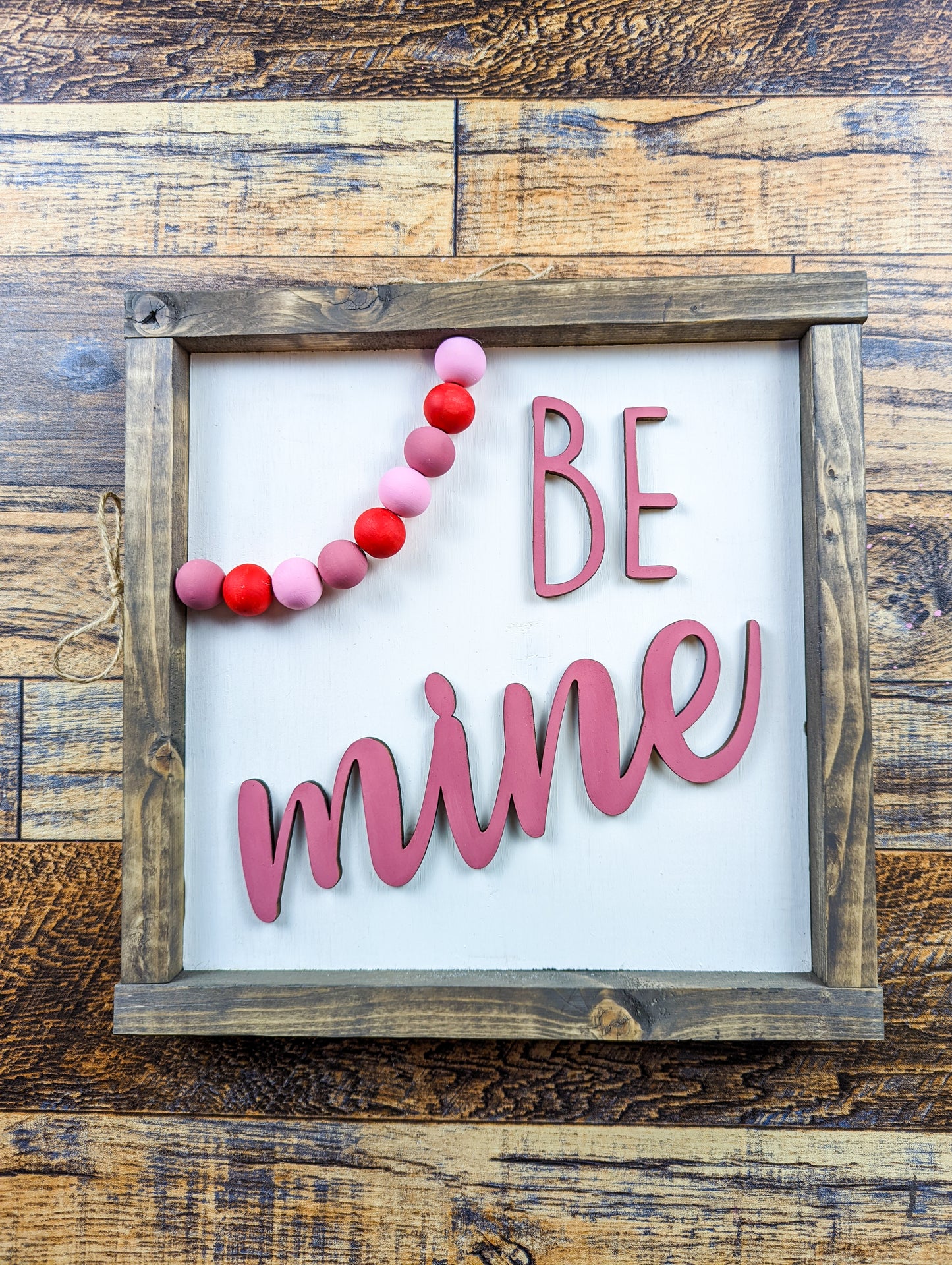 Be Mine Beaded Sign Kit