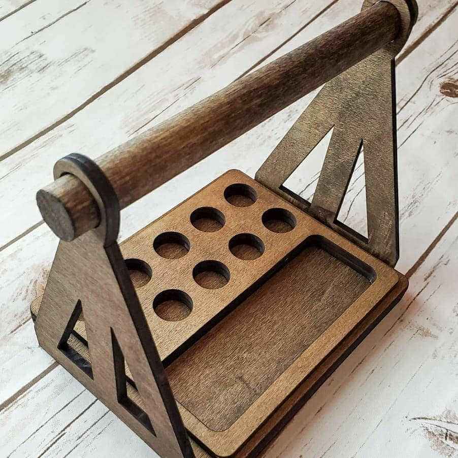 Wooden Sacrament Trays