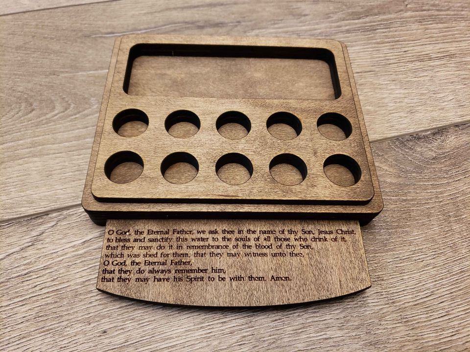 Wooden Sacrament Trays