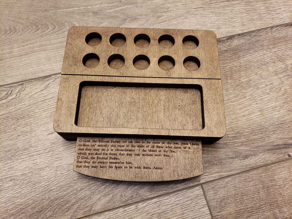 Wooden Sacrament Trays