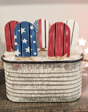 Load image into Gallery viewer, 4th Of July Popsicles Finished Or Craft Kit
