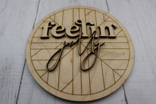 Load image into Gallery viewer, Boho Feelin&#39; Jolly Sign Or Craft Kit
