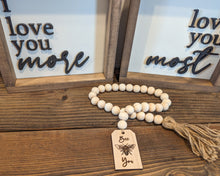 Load image into Gallery viewer, Tiered Tray Mini Wood Bead Garland
