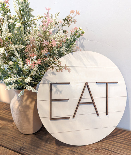 Farmhouse Eat Sign