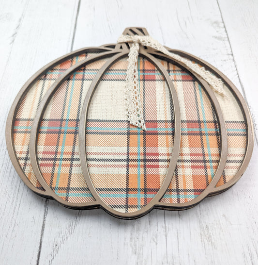 Fall Wooden Pumpkin Or Unfinished Craft Kit