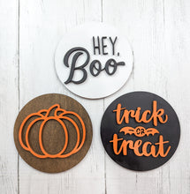 Load image into Gallery viewer, Trick Or Treat Halloween Sign Or Unfinished Craft Kit
