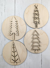 Load image into Gallery viewer, 6 inch Christmas Tree Signs Or Craft Kits
