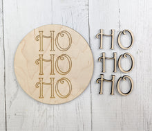 Load image into Gallery viewer, 6in Christmas Signs with Scrapbook Paper Or Craft Kit
