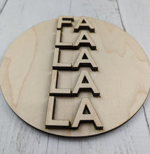 Load image into Gallery viewer, 6in Christmas Signs with Scrapbook Paper Or Craft Kit
