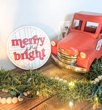Load image into Gallery viewer, Boho Merry And Bright Sign Or Craft Kit
