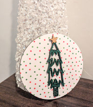 Load image into Gallery viewer, 6in Christmas Signs with Scrapbook Paper Or Craft Kit
