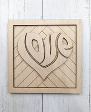 Load image into Gallery viewer, Boho Valentine&#39;s Love Sign Or Craft Kit
