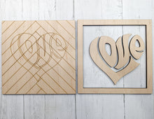 Load image into Gallery viewer, Boho Valentine&#39;s Love Sign Or Craft Kit
