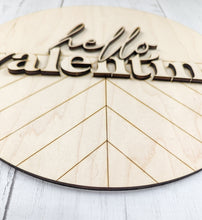 Load image into Gallery viewer, Boho Chic Hello Valentine Sign Or Craft Kit
