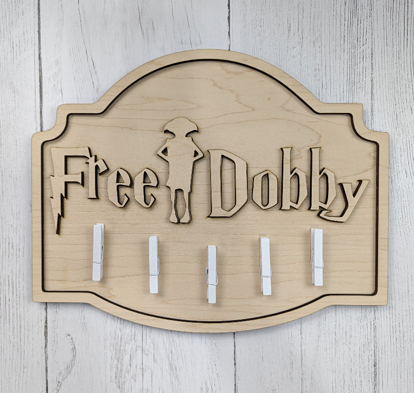 Free Dobby Sign Or Unfinished Kit – Geo And Dan