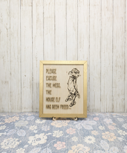 Load image into Gallery viewer, The House Elf Has Been Freed HP Sign Or Craft Kit 10x12 inches
